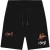 Malelions x Jeffrey Herlings Crew Shorts | Black/Orange