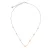 Orphelia Dames 925 Sterling Zilveren Ketting – Zilver/Roze ZK-7385/40