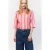 Lollys Laundry gestreepte blouse roze