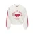 KIDS ONLY GIRL rechtvallende sweater met print – ecru