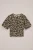 WE Fashion – Meisjes seersucker top met embroideries en stretch – Regular fit – Beige – Katoen –