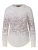 KOROSHI Trui  geel / donkerrood / wit / offwhite