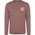 Mountain Warehouse Heren Circle Mountain Sunset Grafisch T-shirt met lange mouwen (Bourgondië)