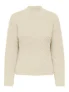 Only Onllulu Ls Rib Highneck Cc Knt Trui 4853091 Cloud Dancer
