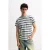 Comfort Fit Crew Neck Gestreept T-Shirt