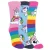 Set van 3 sokken met regenboogeenhoorns voor meisjes – Regenboog