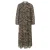 Dierenprint chiffon met volant jurk dames COMMA