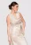 Ombre Top ‘Satynowa’  lichtbeige