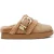Steve Madden Cozy Up Mules Tan Suede