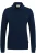 HAKRO 215 Regular Fit Dames poloshirt met lange mouwen nachtblauw, Effen