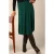 Juno Milano Crepe midi rok in botanisch groen