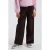 America Today broek met corduroy details – bruin