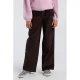 America Today broek met corduroy details – bruin
