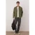 TRENDYOL MAN Heren Kaki Geborduurd Lang Regular fit Overhemden