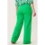 Miss Etam Plus straight regular waist broek groen