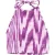 FILA Caltagirone Cropped Top Purple Abstract Etno Aop