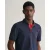 Gant Polo SS Regular Fit Contrast Pique Rugger Polo Blauw