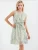Bigdart Jurk  lichtbeige / azuur / lichtbruin / mintgroen