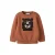 NAME IT MINI sweater met print – donkeroranje