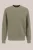 WE Fashion – Heren regular fit sweater met structuur – Regular fit – Groen – Katoen –