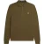 Fred Perry Unisexpoloshirt met lange mouwen, effen voor volwassenen (Kaki Groen)
