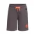 Orange Stars sweatshort grijs