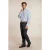 River Woods Custom Fit Checked Shirt Blue/grey