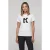 Karl Lagerfeld K Logo Boucle T-shirt White