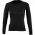 SOLS Dames/Dames Galaxy V Hals Sweatshirt (Zwart)