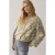 Summum Woman Jacket Bomber Leaves Jaquard Misty Lime
