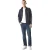 Pretty Green Heren Eclipse Paisley-trackjack met raglanmouwen en bies (Marine)