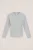 WE Fashion – Meisjes T-shirt van ribstof – Lichtgrijs – Katoen –