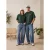 TRENDYOL MAN Heren Kaki Geborduurd Kort Oversized T-shirts