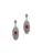SOHI Oorbellen ‘ Amice ‘  rood / zilver
