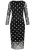 Cloud5ive Jurk  zwart / wit