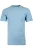 RAGMAN T-Shirt ronde hals blauw, Effen