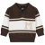 Malelions Baby Knitted University Polo | Dark Brown