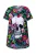 Angel of Style Shirt  groen / rosa / zwart / wit