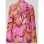 milano italy Blazer met all-over motief en klepzakken