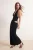 TRENDYOLMİLLA Dames Zwart Effen Maxi Mouwloos Recht Avond & Gala Jurk