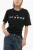 TOMIOK Over T-shirt met veterdetail aan de achterkant in zwart