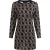 Faina Mini-jurk met grafisch patroon Dames zwart