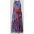 Christian Berg Woman Selection relaxed fit midi-jurk met florale all-over print