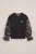 WE Fashion – Meisjes oversized sweater met luipaardprint – Oversized – Donkergrijs – Katoen –