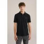 WE Fashion slim fit polo black uni