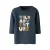 NAME IT BABY longsleeve met tekst – donkerblauw
