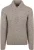 Suitable Trui Shawl Tweed Eco Wool Taupe