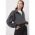TRENDYOLMİLLA Dames Grijs Effen Lang Regular fit Sweatshirts