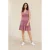 Mouwloze jerseyjurk in stoffig roze