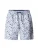 Hackett London Zwemshorts ‘Island’  enziaan / wit